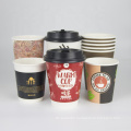 Factory direct sale high quality cups disposable paper coffee cups design with lids